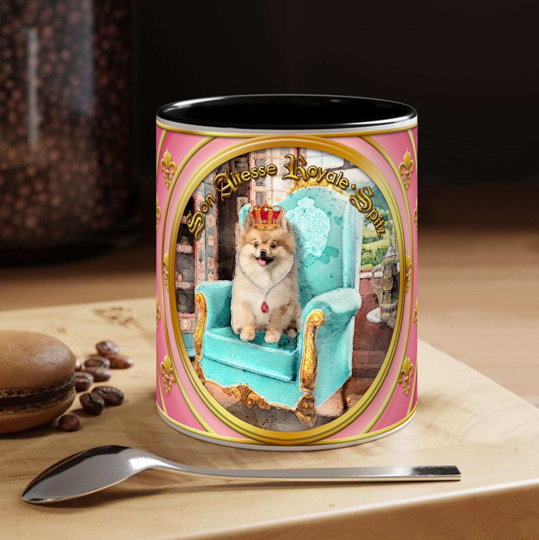 Mug Chien - "Spitz" - Collection "Son Altesse Royale"