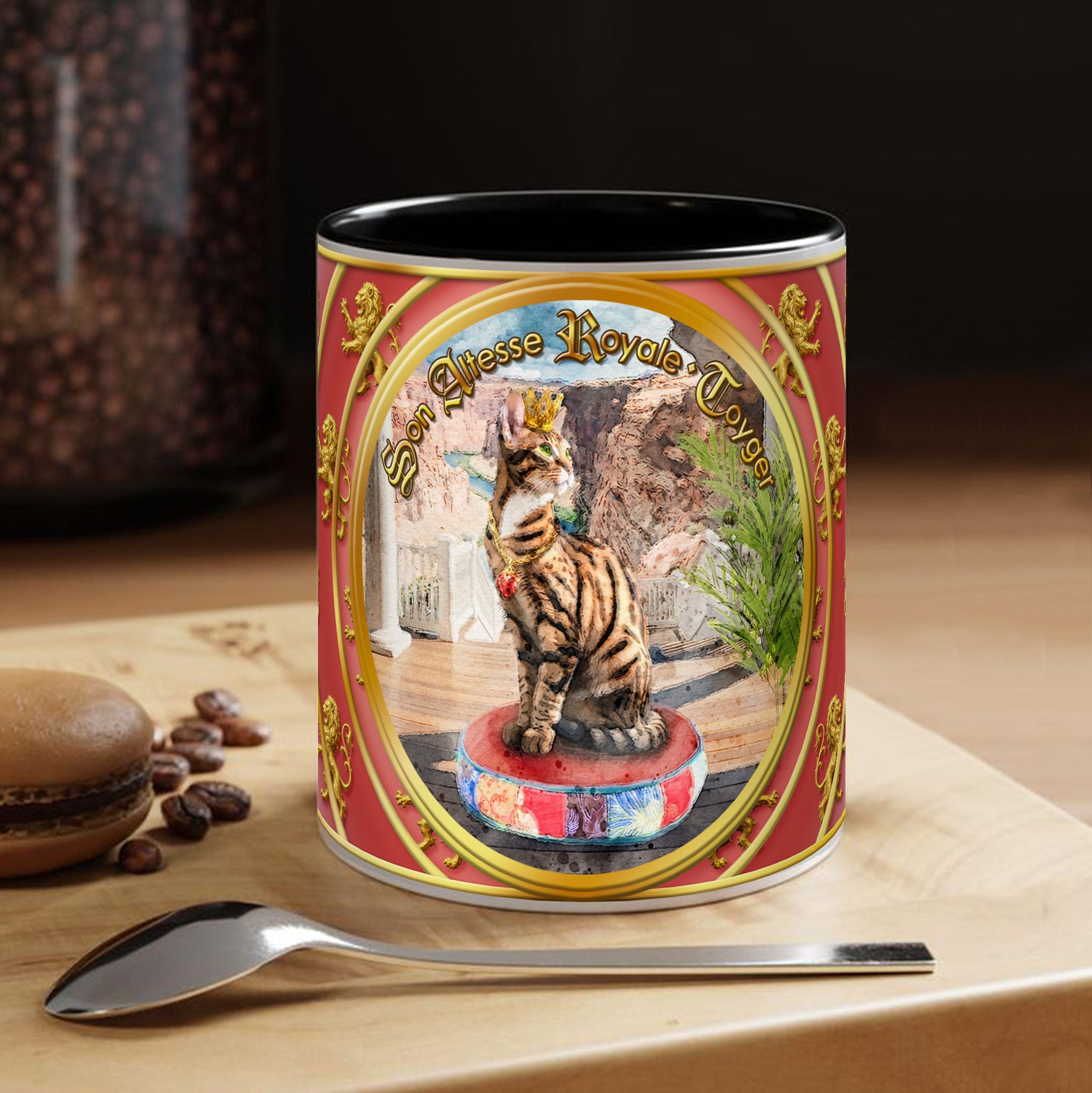 Mug Chat - "Toyger" - Collection "Son Altesse Royale"