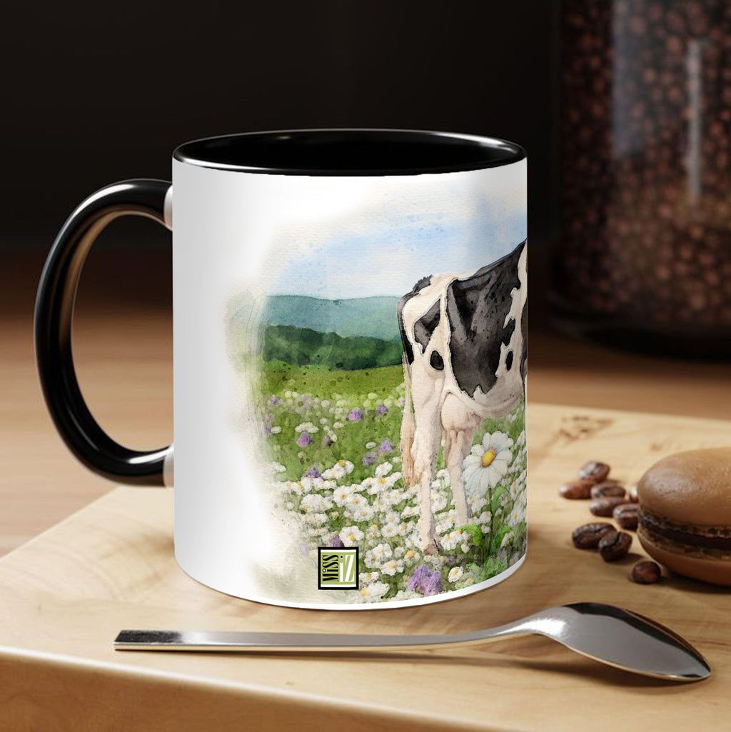 Mug FERME - Vache Holstein et son veau - L’Esprit des Prés