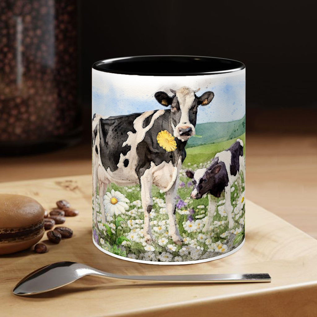 Mug FERME - Vache Holstein et son veau - L’Esprit des Prés