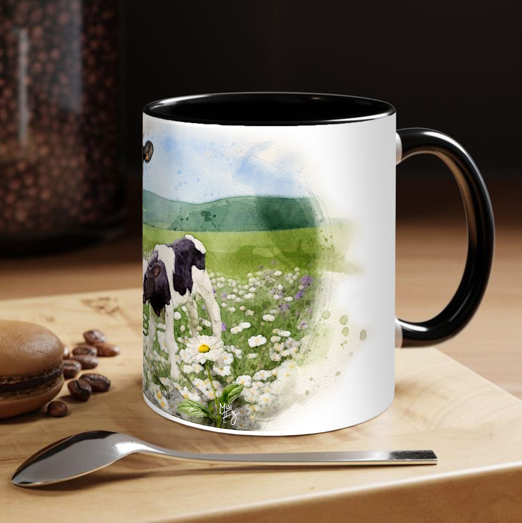 Mug FAUNA - Vache Holstein et son veau