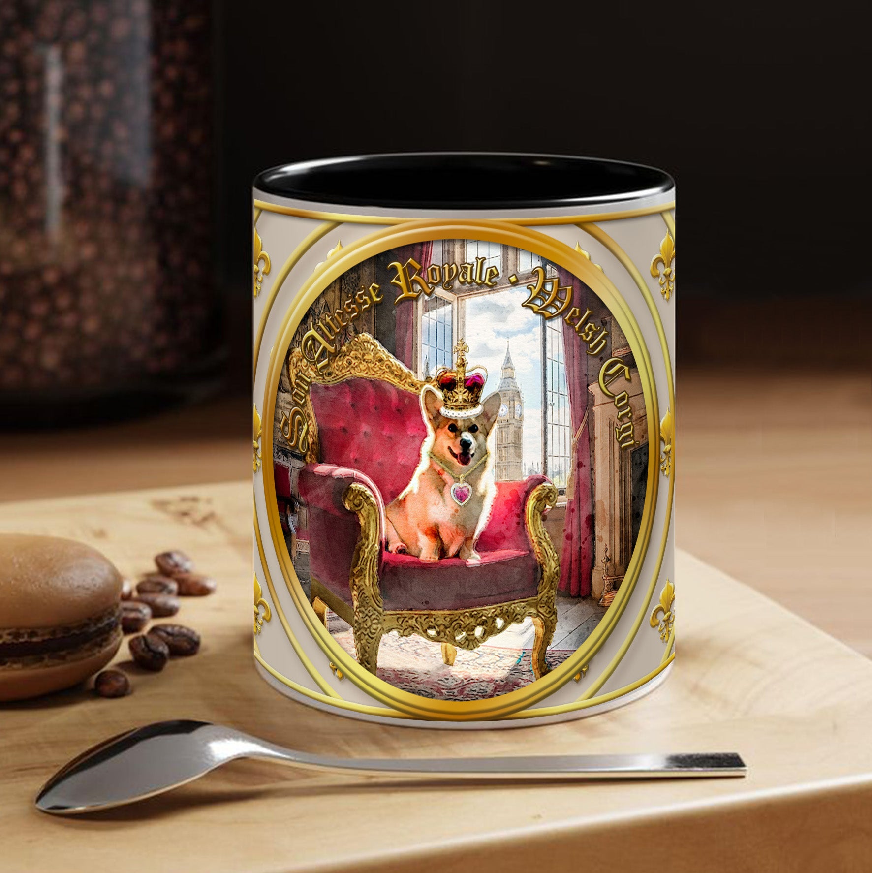 Mug "Welsh Corgi" - Collection "Son Altesse Royale"