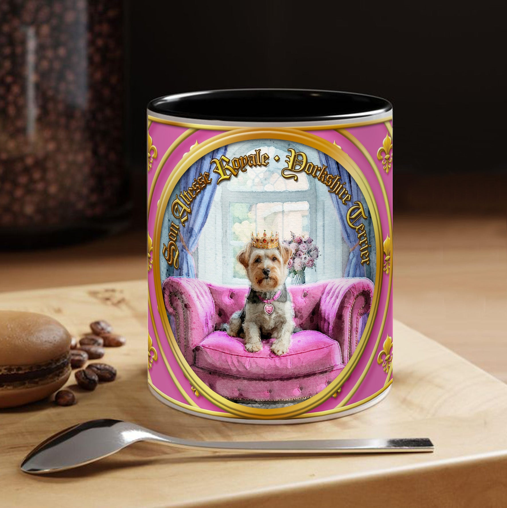 Mug "Yorkshire terrier" - Collection "Son Altesse Royale"