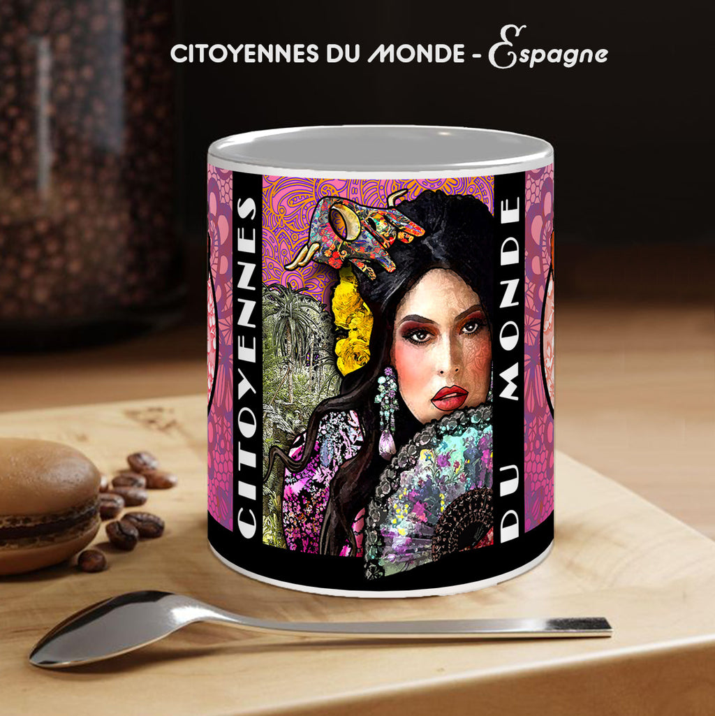 Mug MONDE - Citoyenne d'Espagne