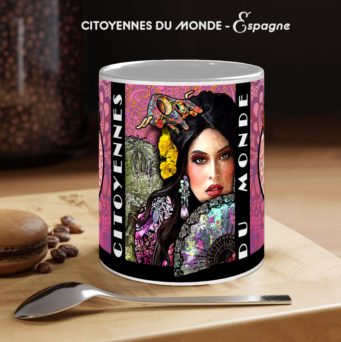 Mug MONDE - Citoyenne d'Espagne