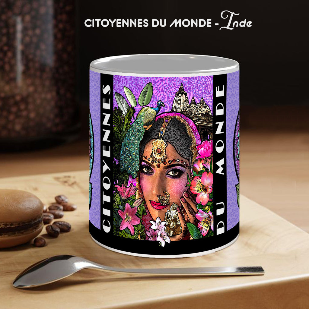 Mug MONDE - Citoyenne d'Inde