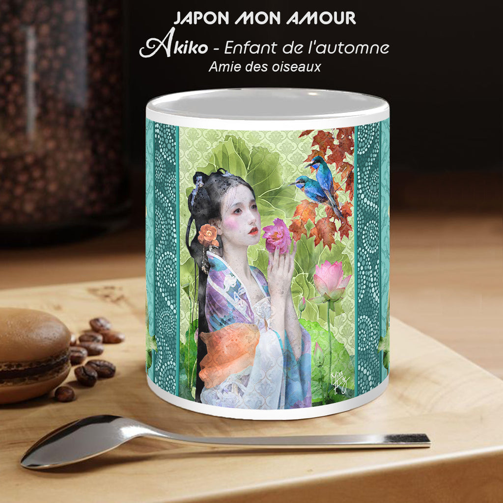 Mug JAPON - Akiko" (Enfant de l'automne)