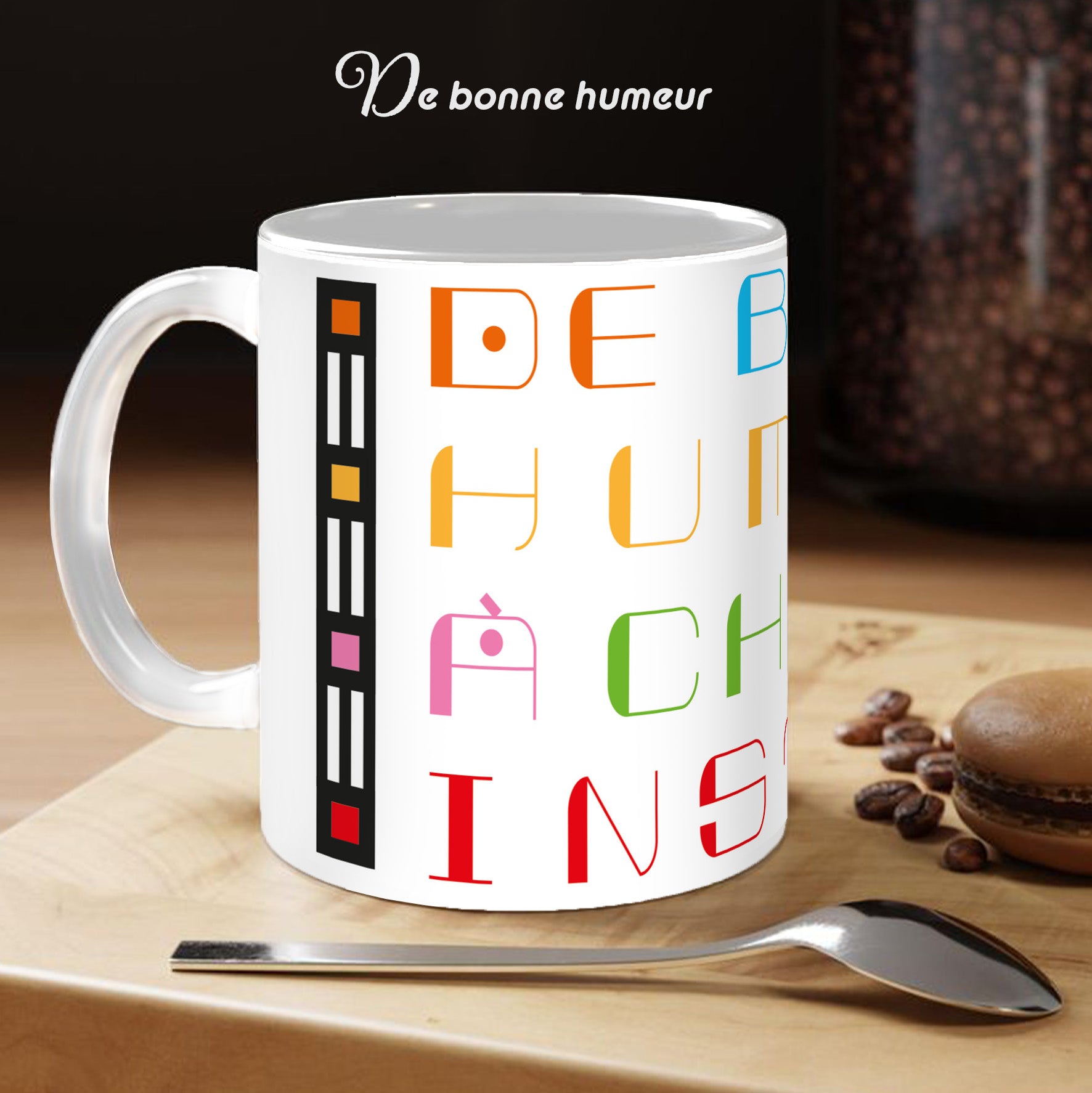 Mug AESTHETIC- De bonne humeur à chaque instant