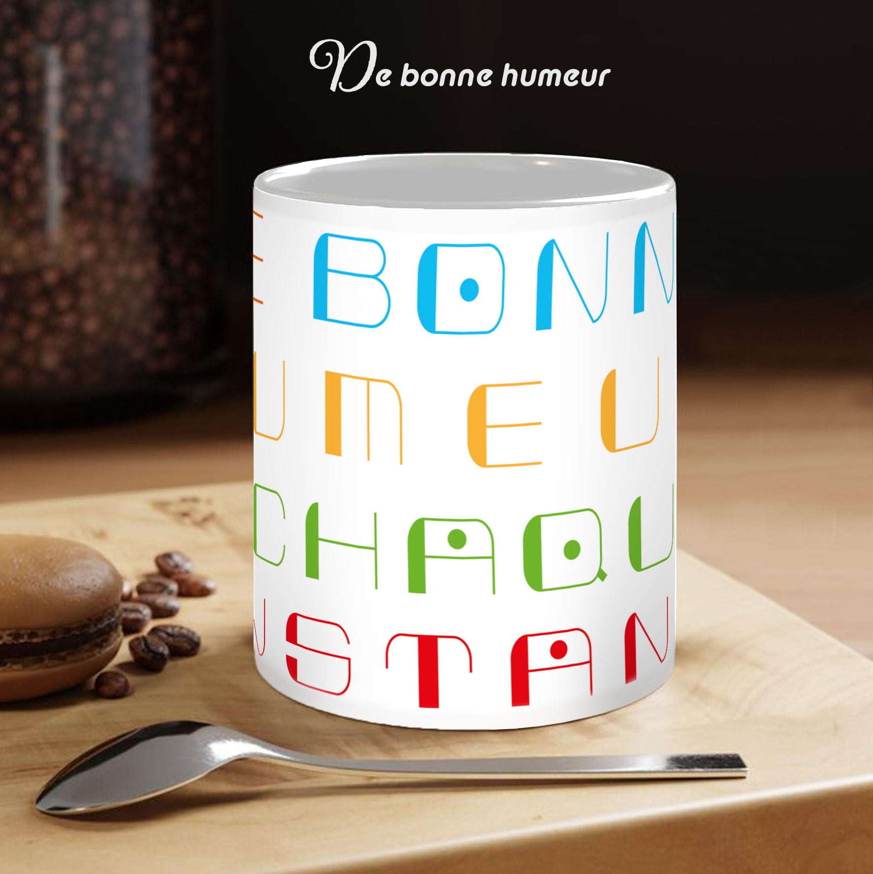 Mug AESTHETIC- De bonne humeur à chaque instant
