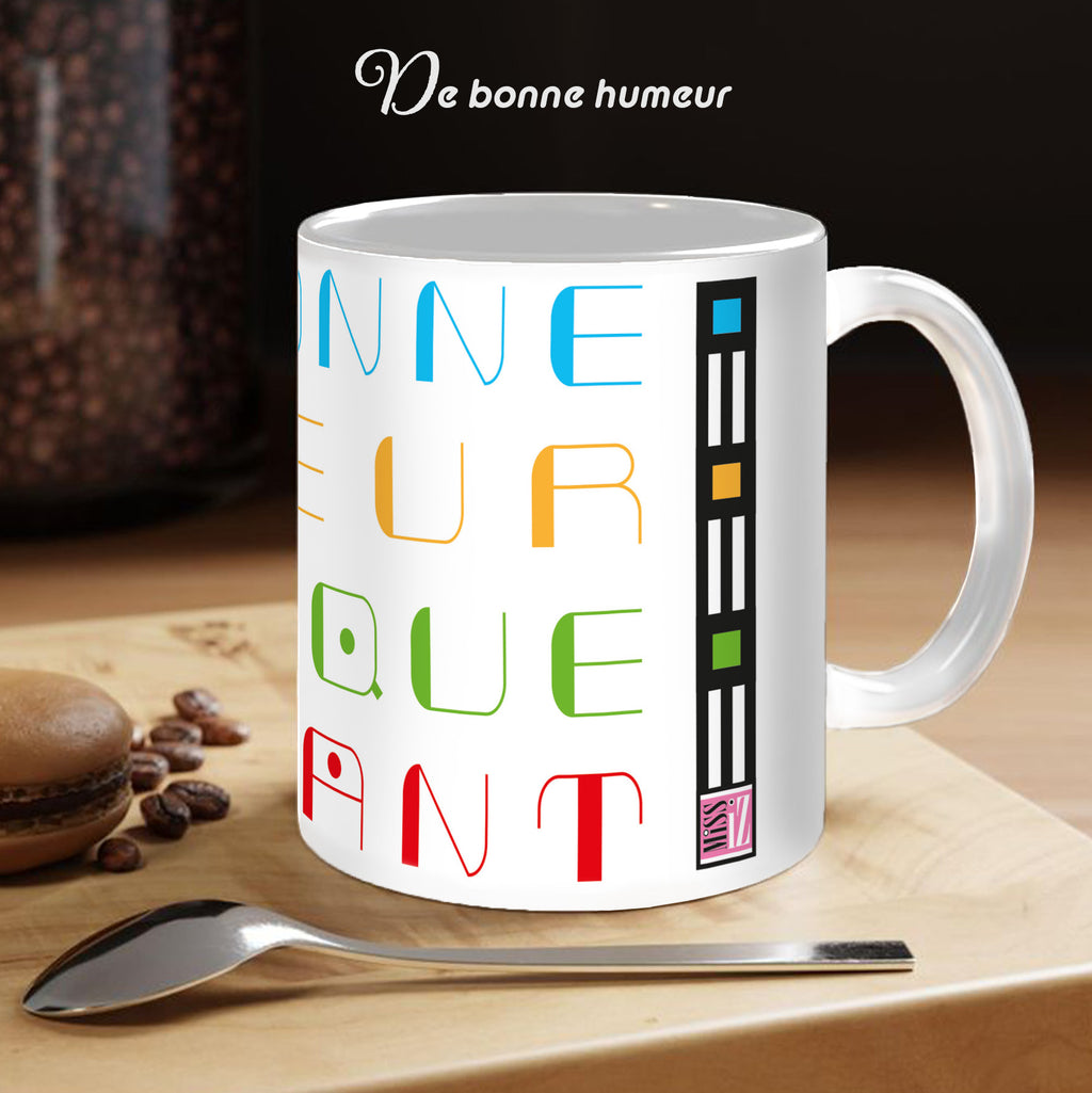 Mug AESTHETIC- De bonne humeur à chaque instant
