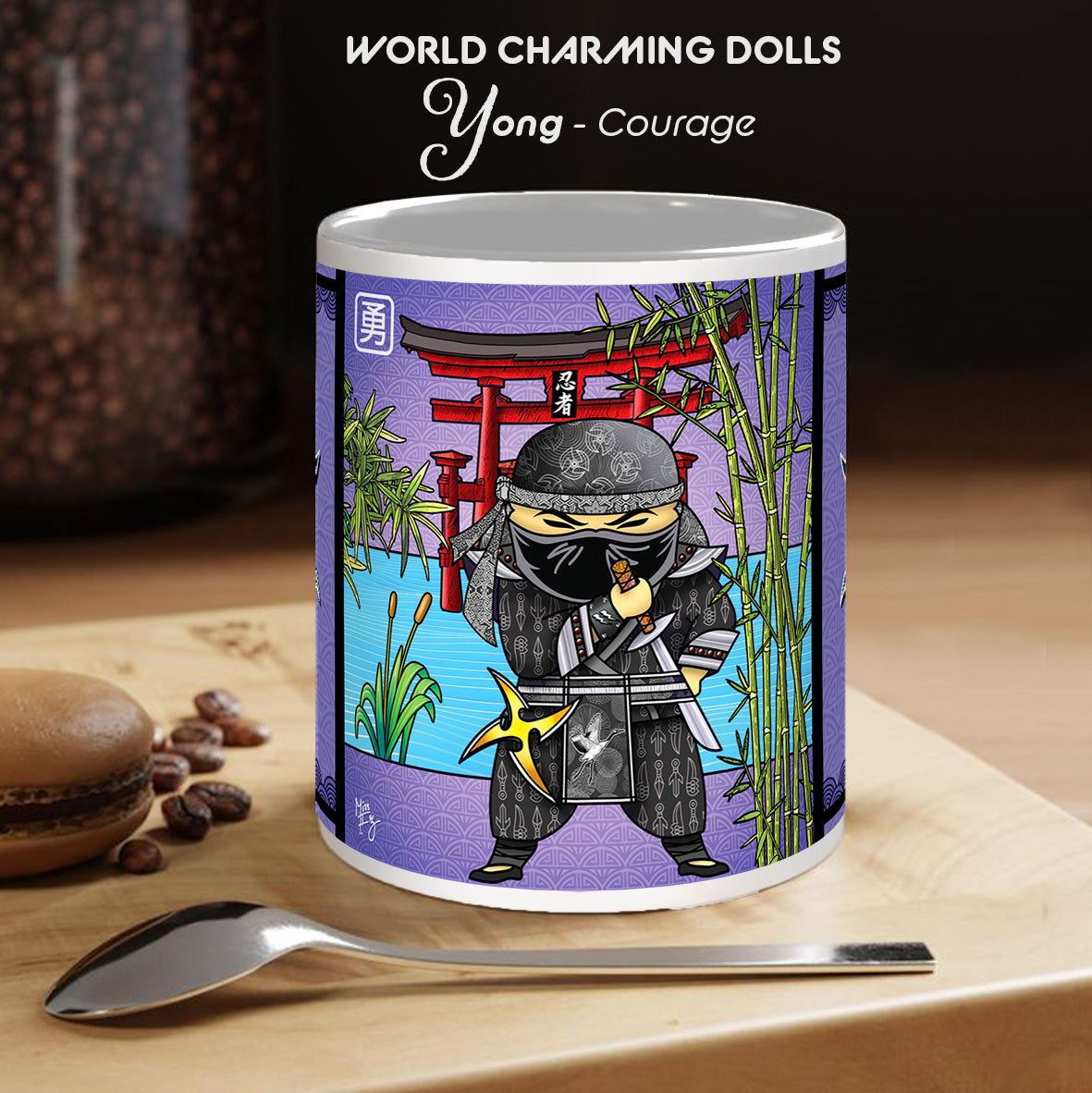 Mug JAPON - Yong (Courage)